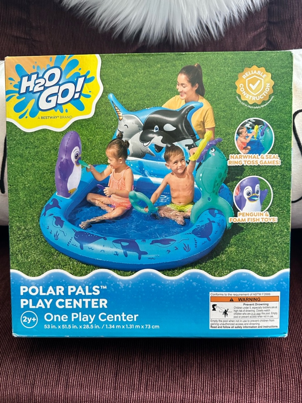Brand New in Box H2O GO! Polar Pals Play Center - Blue NIB